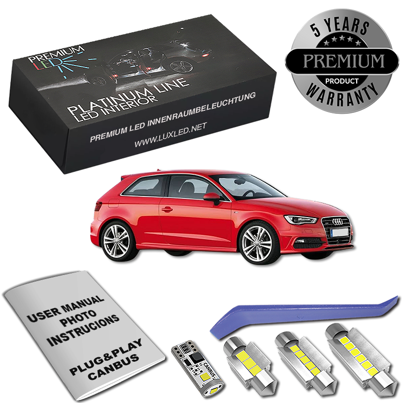 Audi A3 8V LED Κιτ Εσωτερικού Φωτισμού