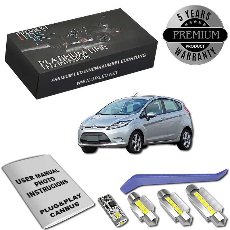 Ford Fiesta MK6 LED Κιτ Εσωτερικού Φωτισμού