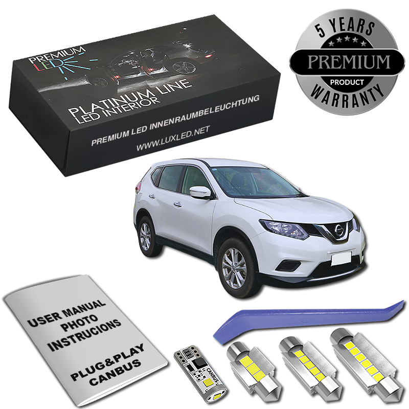 Nissan X-trail LED Κιτ Εσωτερικού Φωτισμού