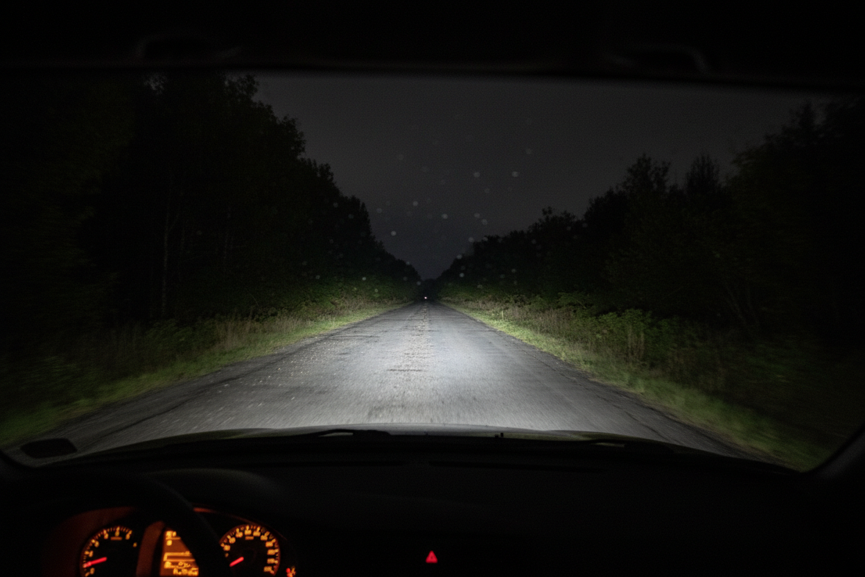 without the two beams pointing at the sky